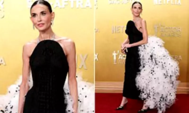 Demi Moore's Slender Appearance at 2026 Actor Awards Sparks Ozempic Speculation