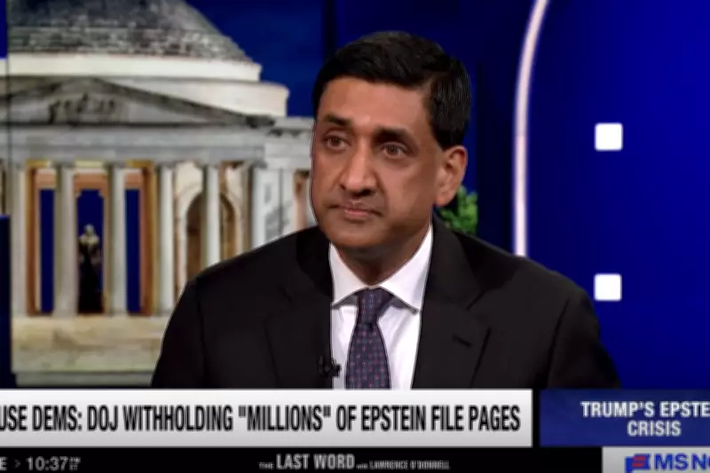 Democrat Ro Khanna Vows to Maintain Pressure on Trump Over Epstein Files