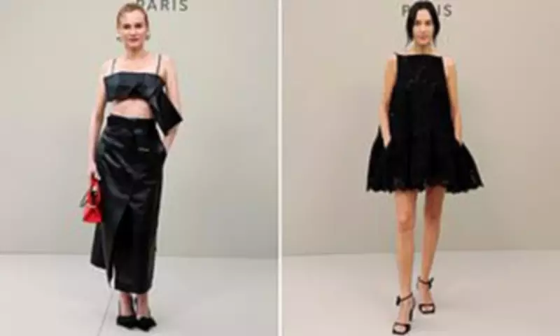 Diane Kruger and Alexa Chung Stun at Givenchy Paris Fashion Week Show
