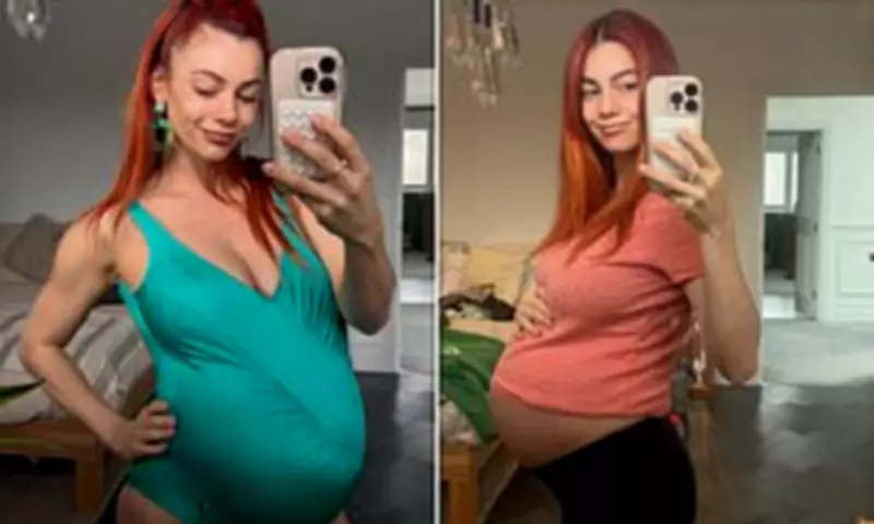 Dianne Buswell Flaunts Baby Bump in Green Swimsuit During Spa Baby Moon