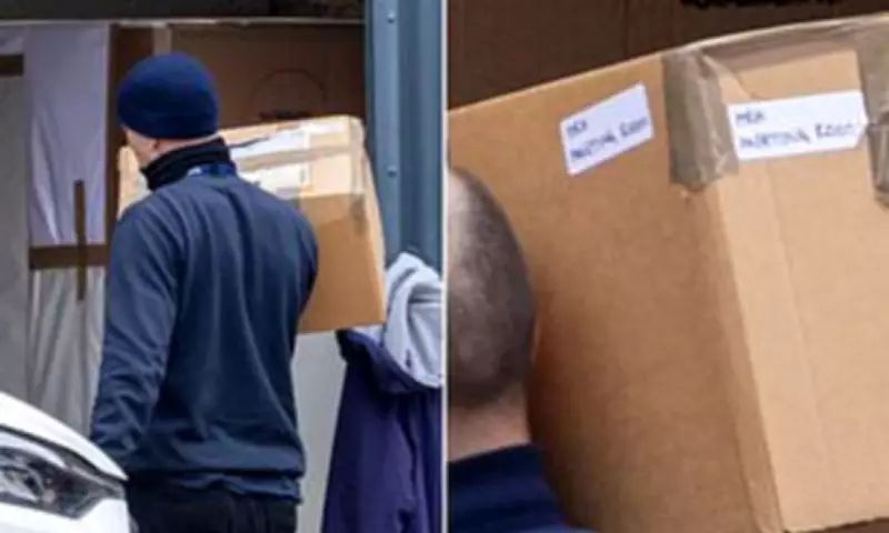 Disgraced Duke Andrew's HRH Boxes Delivered to New Sandringham Home