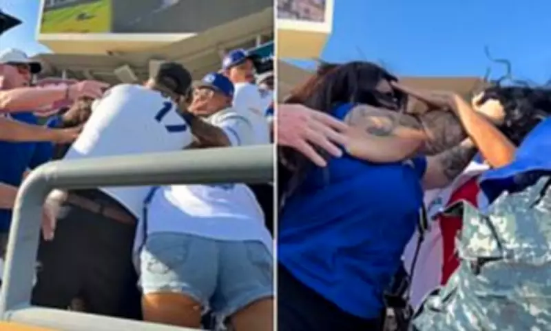 Dodgers Fans Brawl in Stands During Season Opener Victory Over Diamondbacks