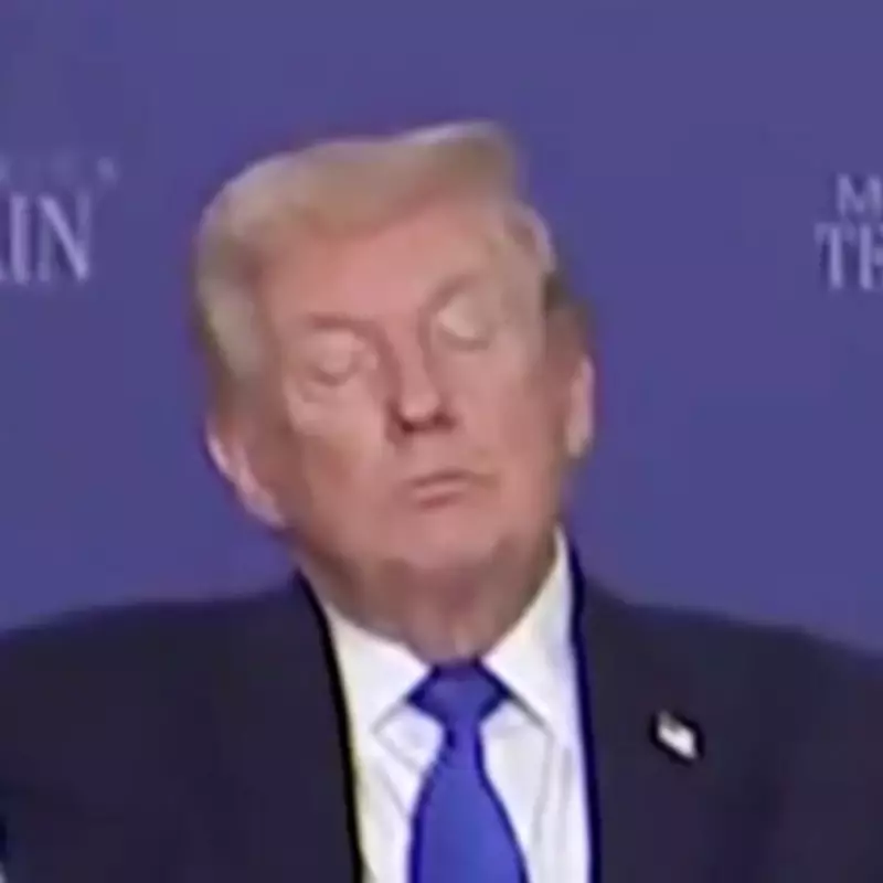 Donald Trump Appears to Fall Asleep During Televised Event in Memphis