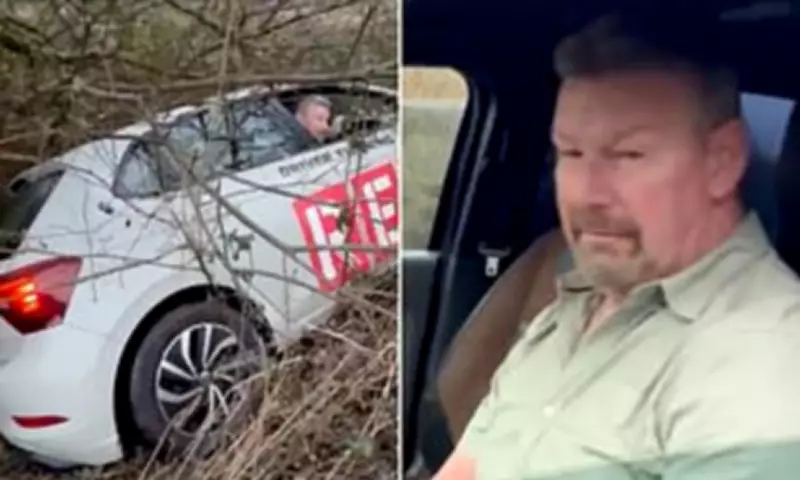 Drink-Driving Instructor Jailed After Ditch Crash Caught on Camera