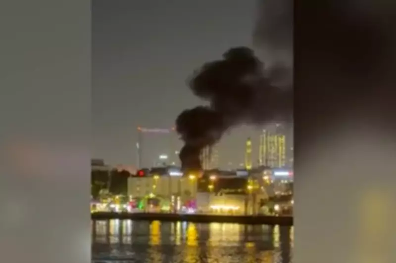 Drone Strike Ignites Fire Near US Consulate in Dubai, No Casualties Reported