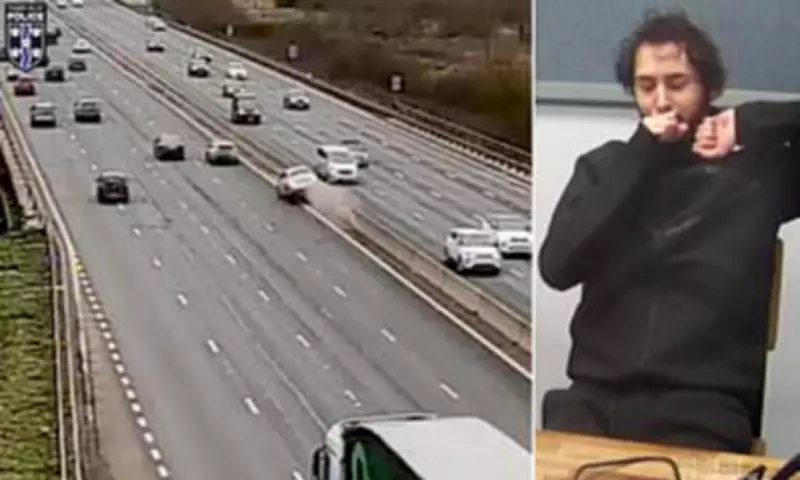 Drugged Driver Jailed After M1 Crash and Three-Wheeled Motorway Journey