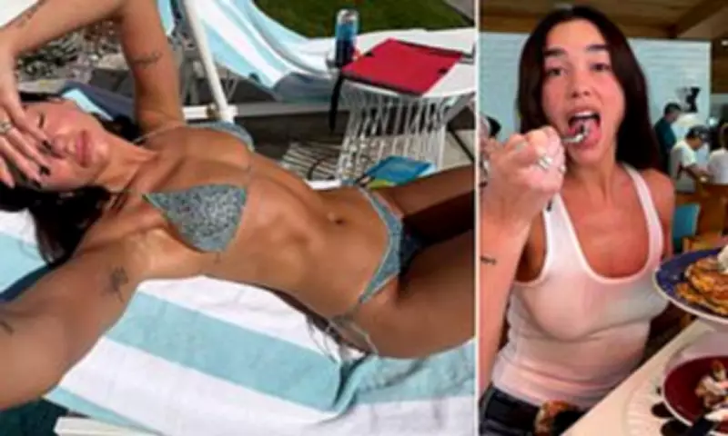 Dua Lipa Shares Glamorous LA Photo Dump, Including Bikini Shots and Elton John Reunion