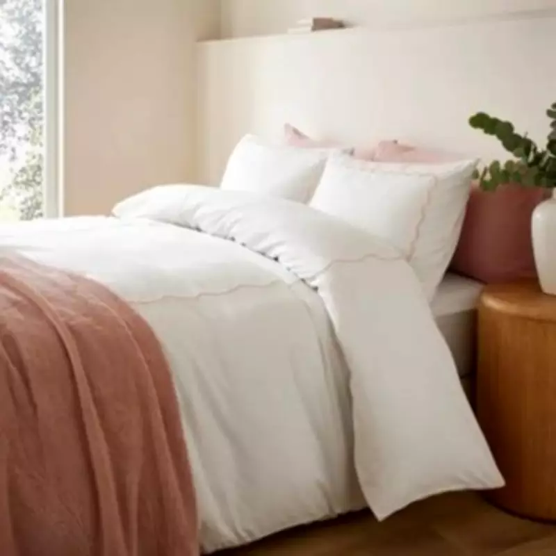 Dunelm's 'Soft and Elegant' Embroidered Bedding Set Now on Sale from £8.40