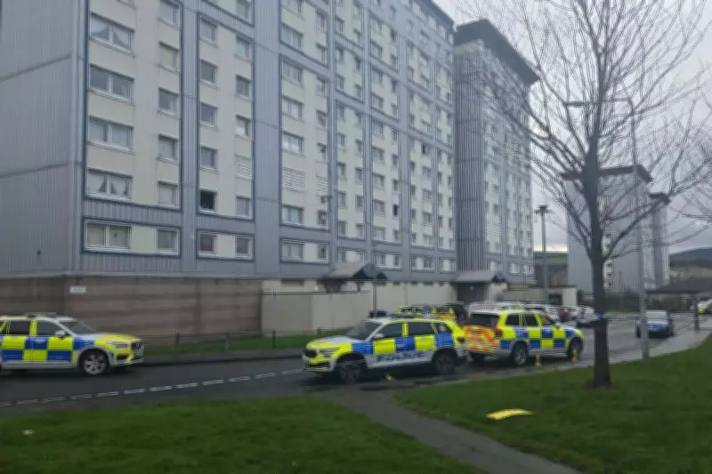 Edinburgh Calder Area Sealed Off After Reports of Armed Man with Bladed Weapons