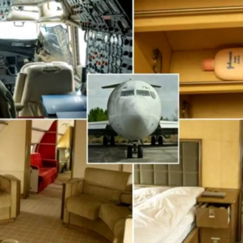 Eerie Photos Reveal Decaying Interior of Epstein's 'Lolita Express' Private Jet