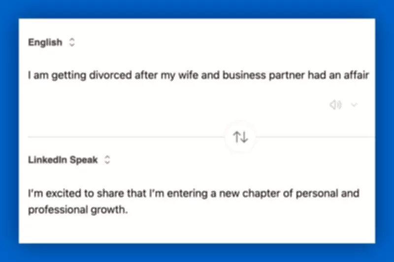 Embracing LinkedIn Speak: How a New AI Tool Decodes Corporate Humblebrags