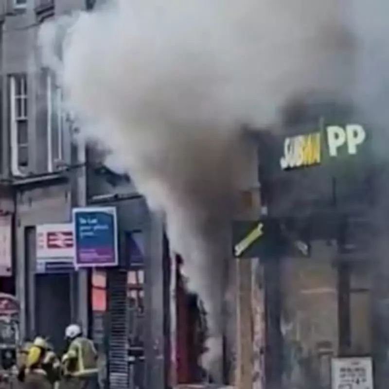 Emergency Services Respond to Shop Fire Near Glasgow Central Station