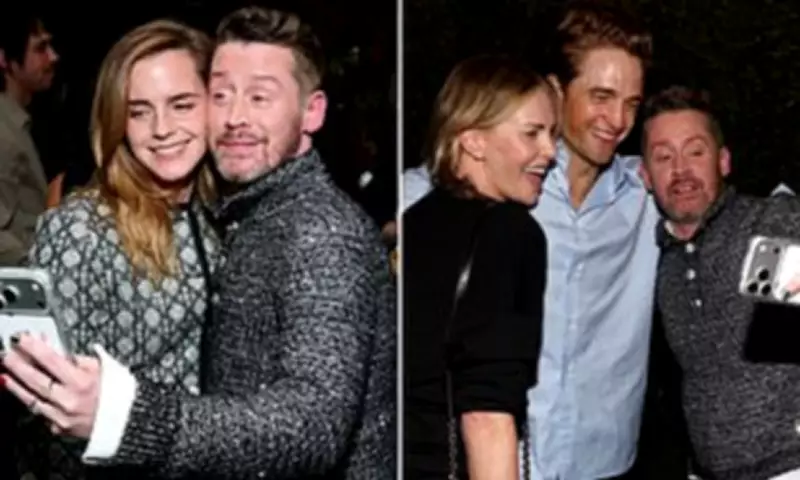 Emma Watson Leads Star-Studded Dior Pre-Oscars Selfie Frenzy in Beverly Hills