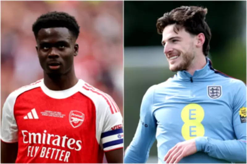 England Squad Shake-Up: Rice and Saka Depart Ahead of Japan Friendly
