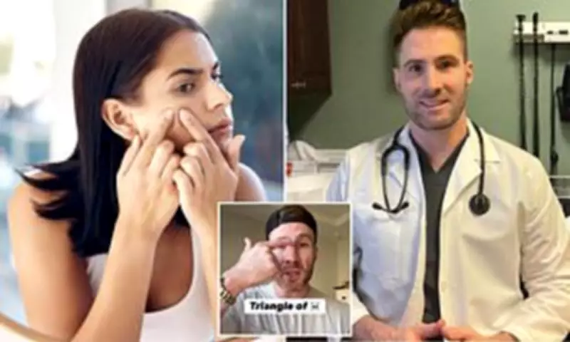 ER Doctor's Warning: Classmate Died After Popping Pimple in 'Triangle of Death'