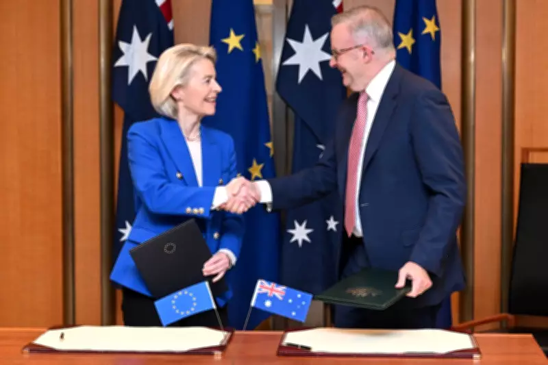 EU and Australia Forge Landmark Trade and Defence Pact After Years of Talks