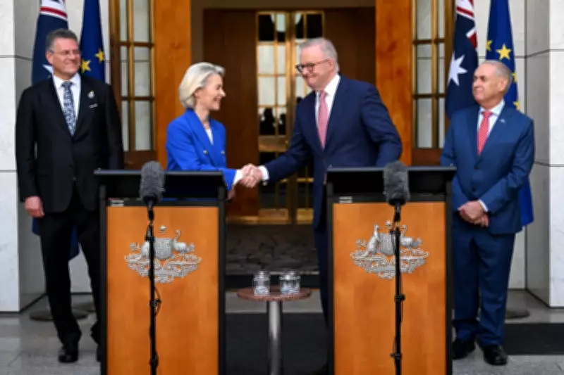 EU and Australia Seal £5.2bn Trade Deal After Eight-Year Negotiations