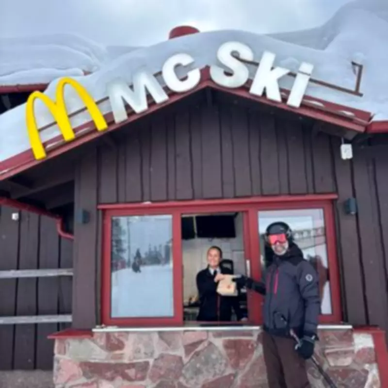 Exclusive: World's Only Ski-Thru McDonald's Offers Unique Menu and Heated Lift Access