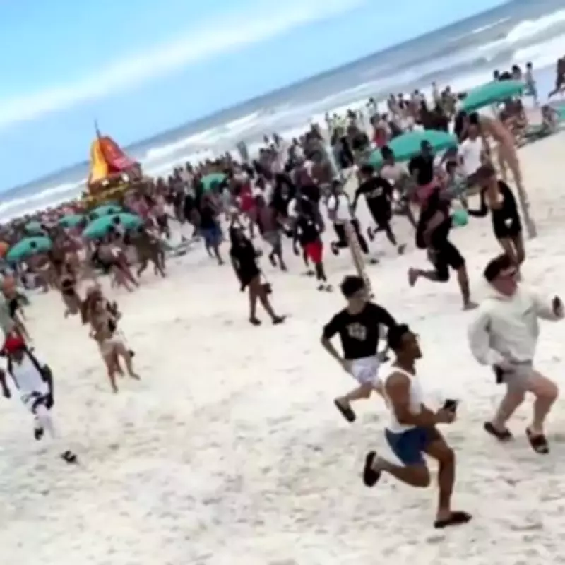 Florida Spring Break Panic: Bottle Crunch Mistaken for Gunshots Sparks Beach Stampede