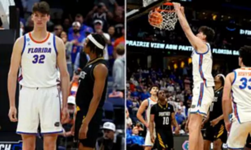 Florida's 7ft 9in Giant Olivier Rioux Reflects on Historic March Madness Debut