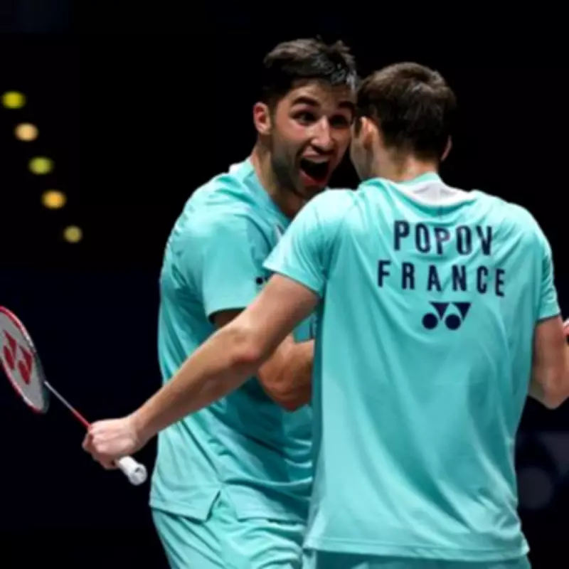 French Brothers Christo and Toma Popov Make History at Birmingham Badminton