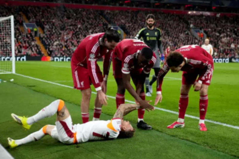 Galatasaray's Noa Lang Injured in Bizarre Champions League Clash with Liverpool