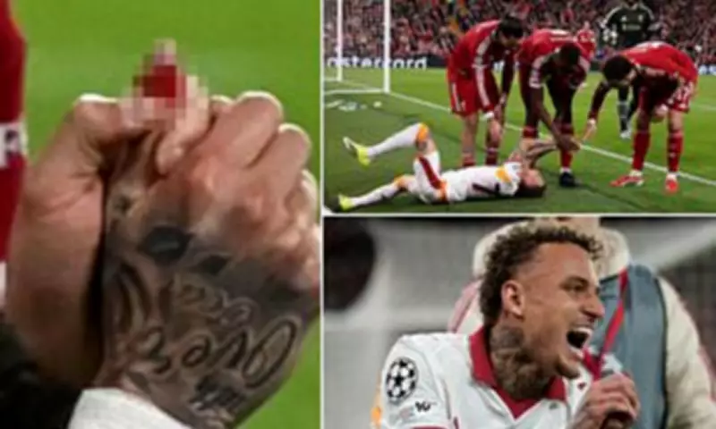 Galatasaray's Noa Lang Suffers Horrific Thumb Injury in Liverpool Clash