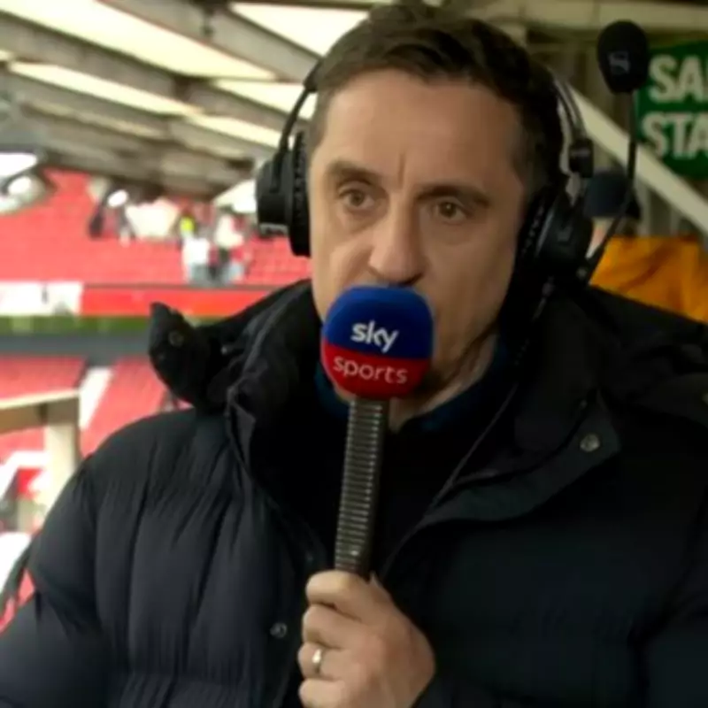 Gary Neville Admits Emotional Reaction to Arsenal's Historic Goal