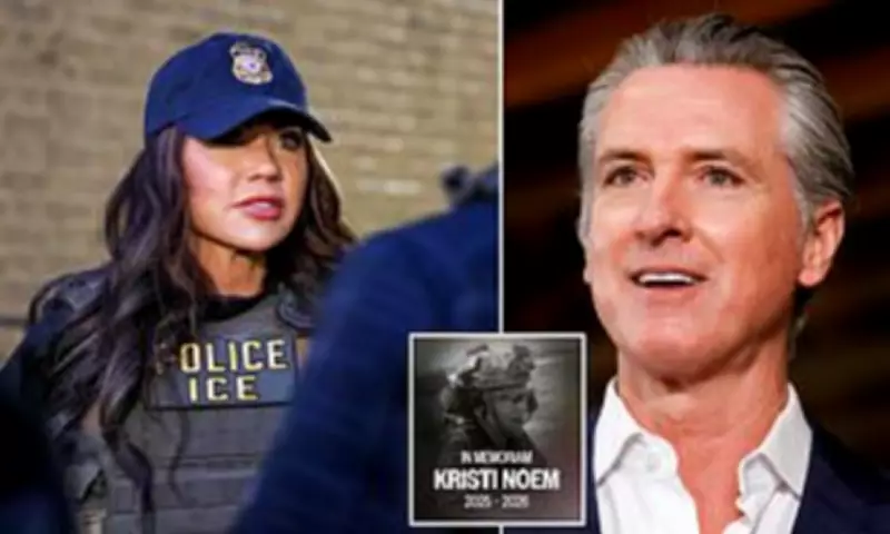 Gavin Newsom Mocks Kristi Noem with 'In Memoriam' Video After Trump Firing