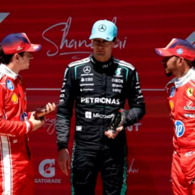 George Russell's Private Radio Reveals Astonishment at Ferrari Duel