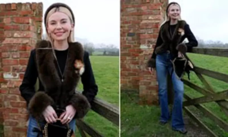 Georgia Toffolo's Casual Jeans Spark Cheltenham Fashion Debate