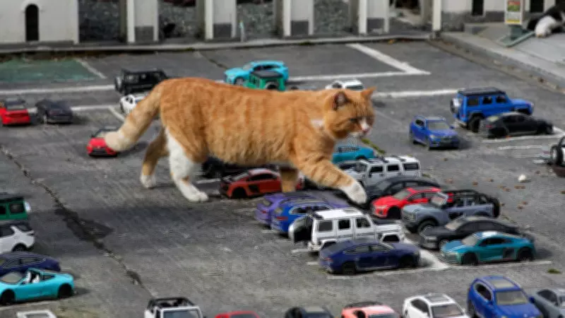 Giant Cat Sculpture and Back to the Future Reunion Highlight Monday's Photos