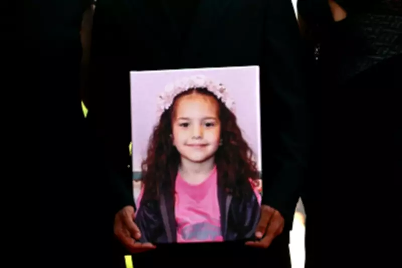 Giant Sand Portrait of Gaza Child Hind Rajab Appears on Yorkshire Beach