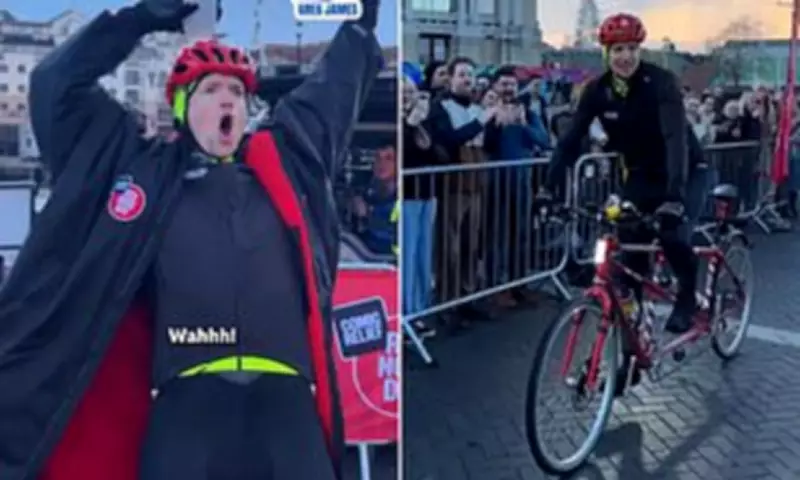 Greg James Completes Day One of 1000km Tandem Ride for Comic Relief