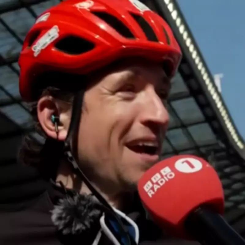 Greg James Emotional at Comic Relief Cycle Finish, Dedicates Triumph to Dad