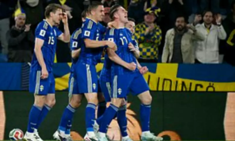 Gyokeres Hat-Trick Powers Sweden to World Cup Play-Off Final Victory