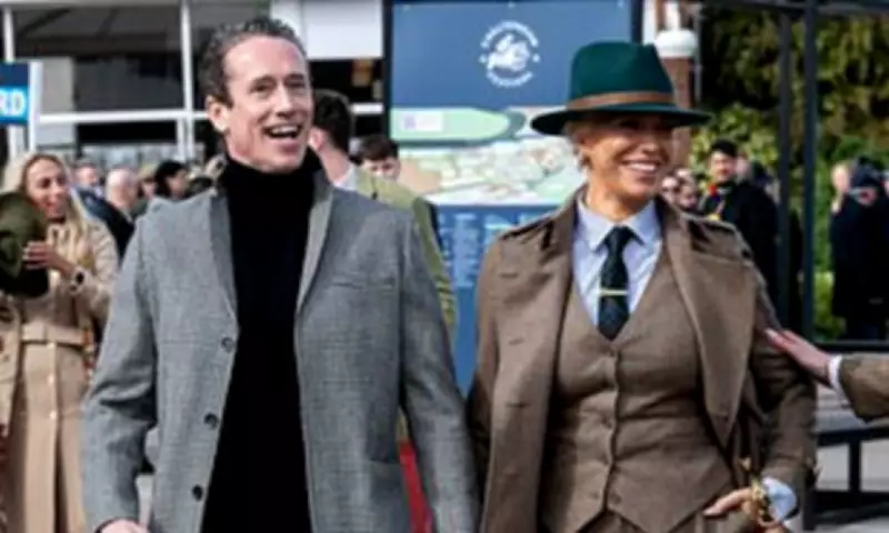 Hannah Waddingham Debuts New Boyfriend at Cheltenham Festival