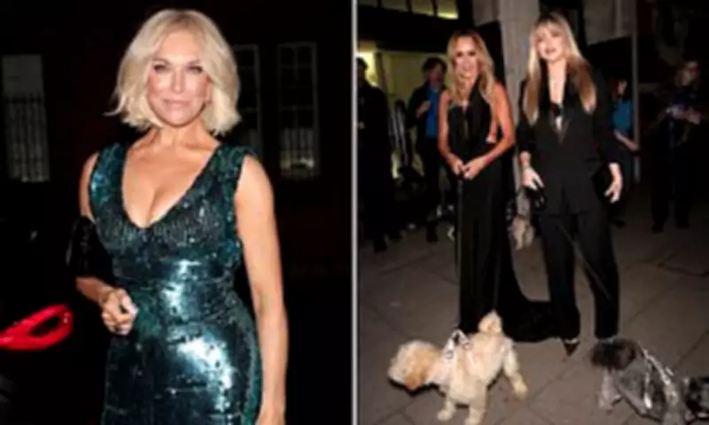 Hannah Waddingham Stuns at Battersea Gala in Glittering Green Gown