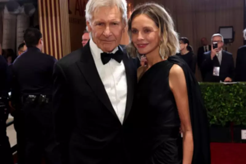 Harrison Ford Tearfully Honors Wife Calista Flockhart at Actor Awards