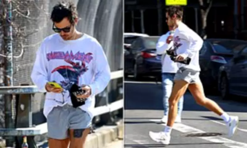 Harry Styles Jogs in New York Amid Album Promotion and SNL Preparations