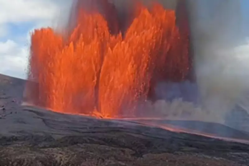 Hawaii's Kilauea Volcano Erupts, Sending Lava 1,000 Feet High, Closes Park and Highway