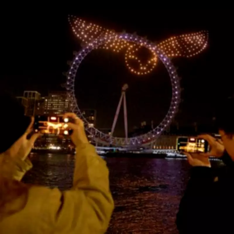 HBO Max Launches in UK with Record-Breaking Thames Drone Spectacle
