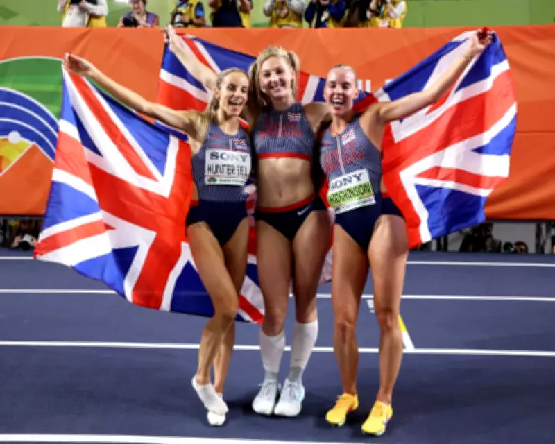 Historic Golden Treble for GB at World Indoors as Hodgkinson Leads Triumph