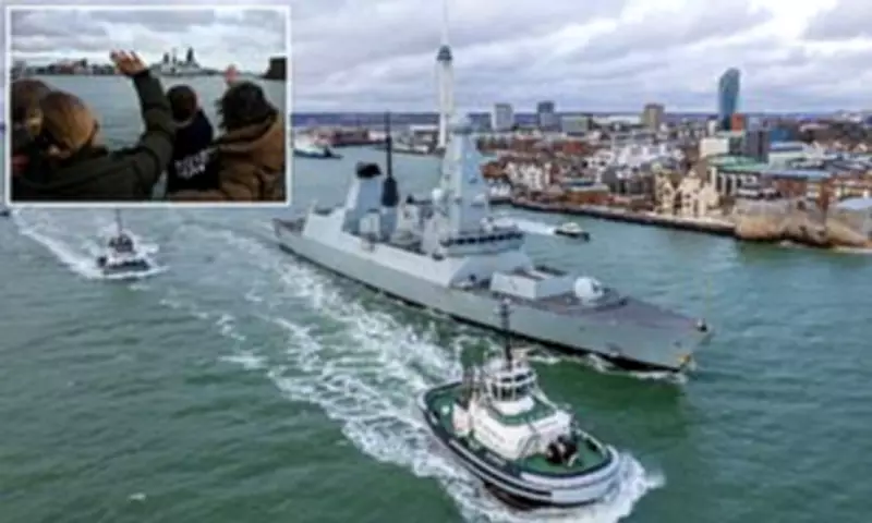 HMS Dragon Finally Sails to Middle East After Urgent Repairs