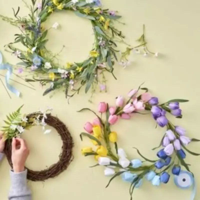 Hobbycraft's £15 Tulip Wreath Brings Spring Colour to Your Front Door