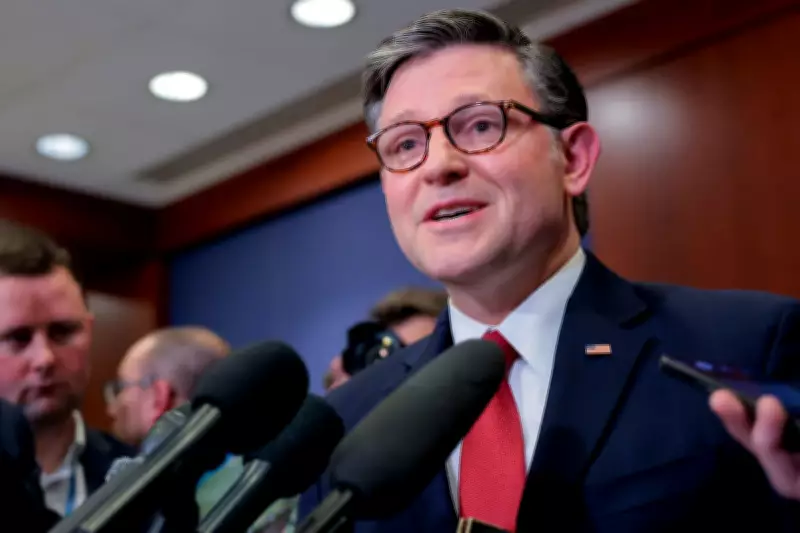 House Speaker Johnson Claims US Not at War with Iran Amid Trump's Barrage