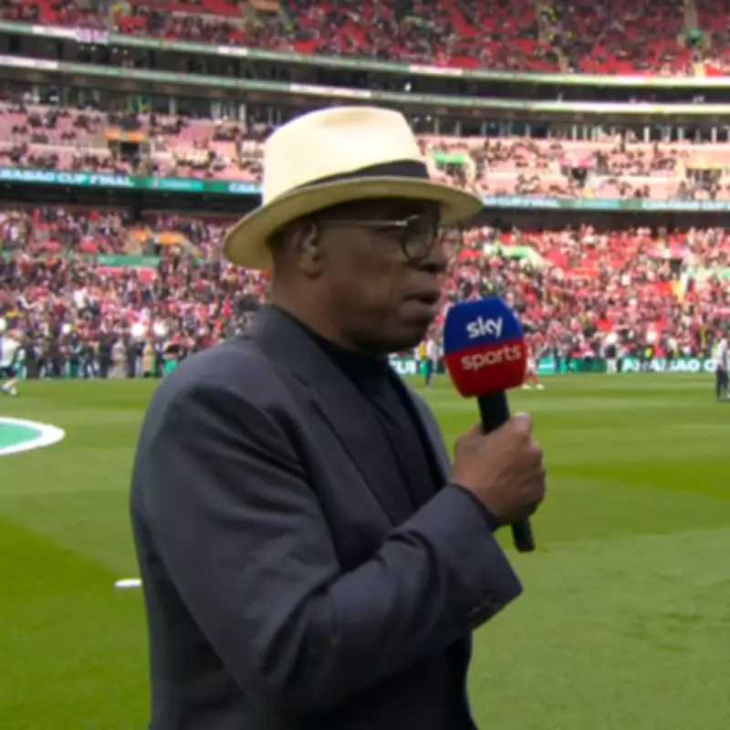 Ian Wright's Pre-Match Banter with Referees Captured by Sky Sports Mics