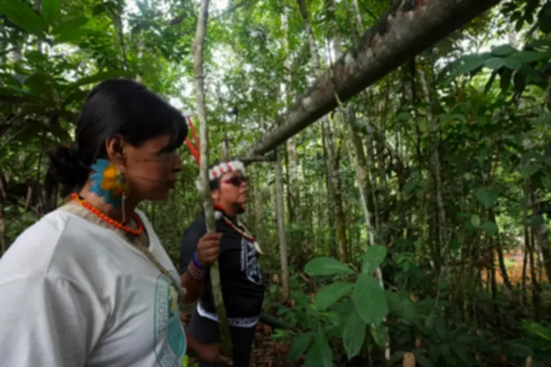 Indigenous Women Witness Ecuador's Oil Devastation in Amazon Warning Tour