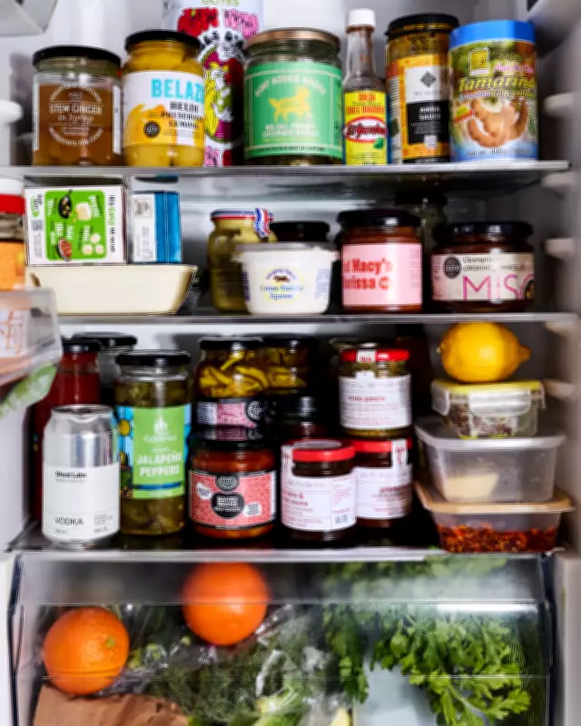 Inside Chef Helen Graham's Fridge: A Culinary World of Jars and Flavours