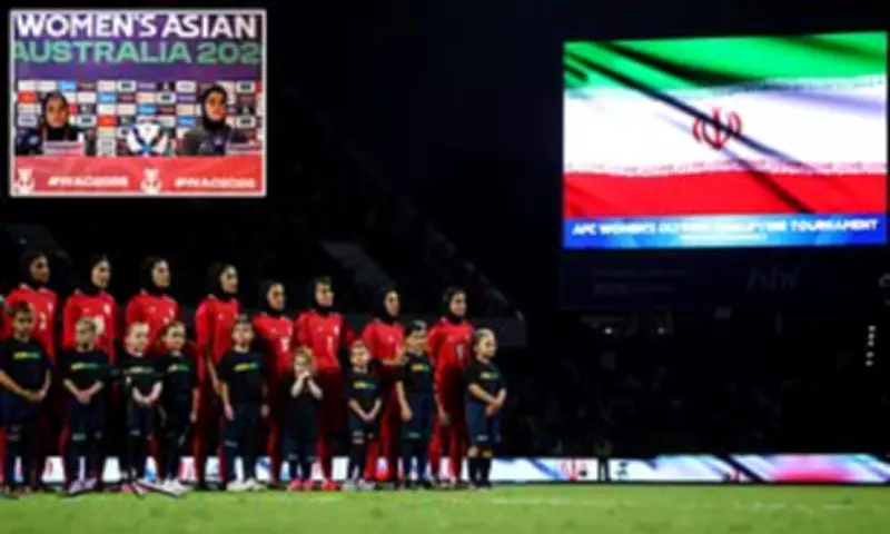 Iran Women's Football Press Conference Shuts Down Question on Khamenei Killing